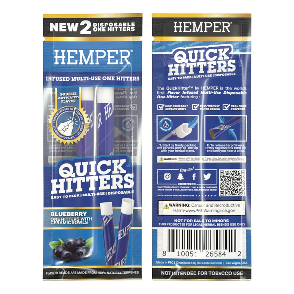 Pack 6x5 Quick Hitter multiuso sabores x2 - Hemper 5