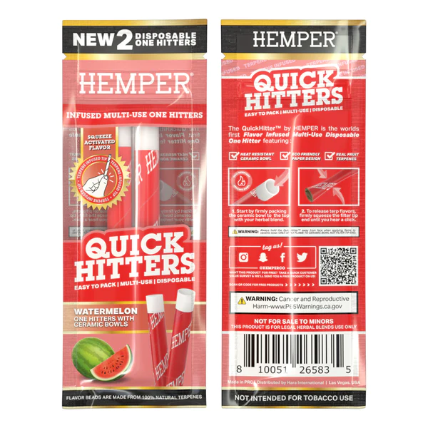 Pack 6x5 Quick Hitter multiuso sabores x2 - Hemper 7